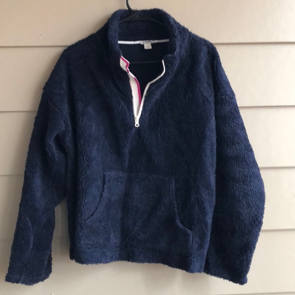 J. Crew Tops - J. Crew Sherpa popover jacket